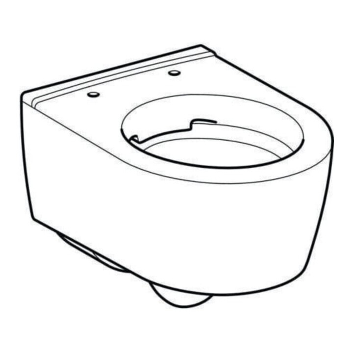 Geberit Wand-WC, Tiefspüler iCon 35,5x49cm, vrk A, ges, rimf, we. K-Tect