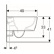 Geberit Wand-WC, Tiefspüler iCon 35,5x49cm, vrk A, ges, rimf, we. K-Tect-4