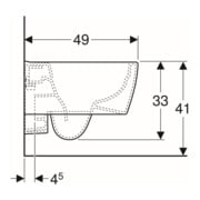Geberit Wand-WC, Tiefspüler iCon 35,5x49cm, vrk A, ges, rimf, we. K-Tect-4