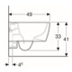 Geberit Wand-WC, Tiefspüler iCon 35,5x49cm, vrk A, ges, rimf, we. K-Tect-5