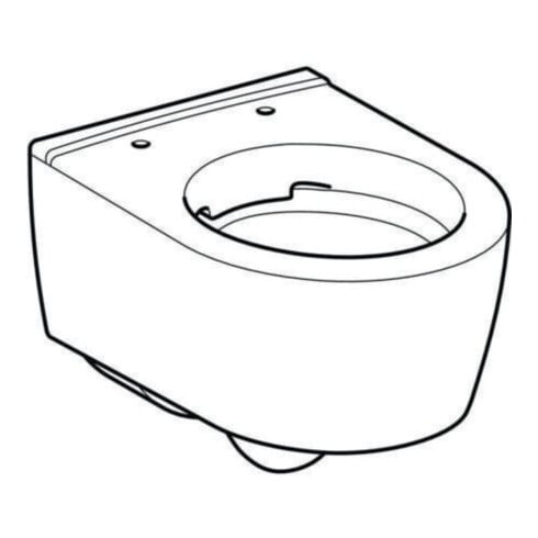 Geberit Wand-WC, Tiefspüler iCon 35,5x49cm, vrk A, geschl., rimfr., we.