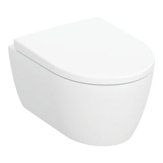 Geberit Wand-WC, Tiefspüler iCon 36x49cm, vrk A, ge F., rimfr., we. ma