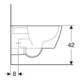 Geberit Wand-WC, Tiefspüler iCon Square 35x54cm, geschl. F., rimfr., we. K-Tect-5