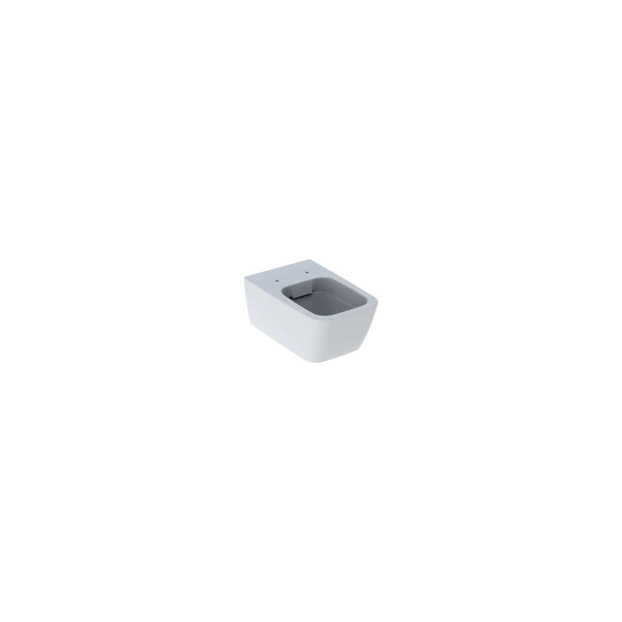 Geberit Wand-WC, Tiefspüler iCon Square 35x54cm, geschl. Form, rimfree, weiß