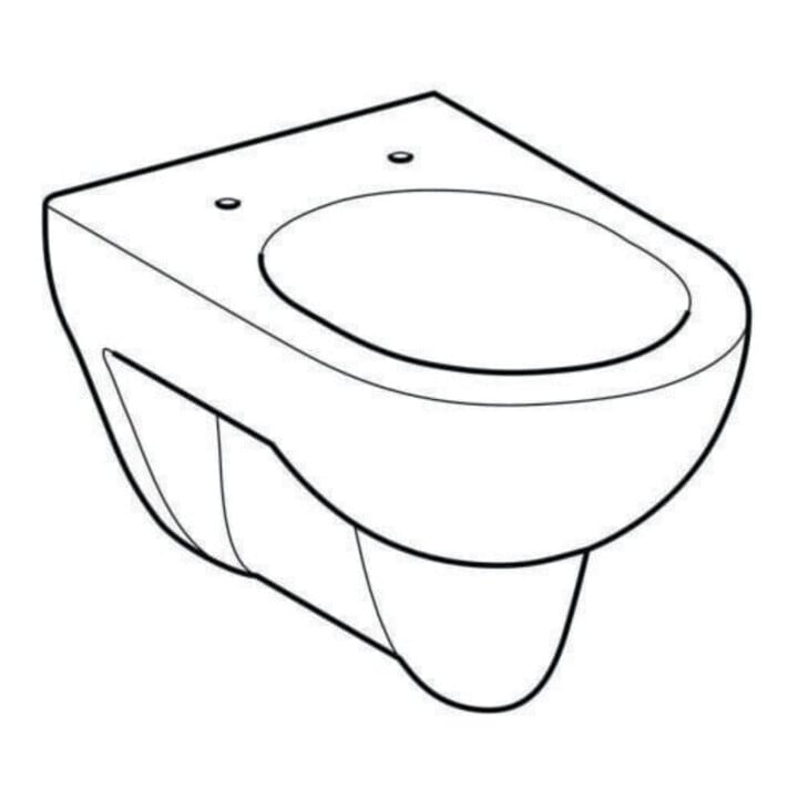 Geberit Wand-WC, Tiefspüler Renova 6/5 l, bahamabeige