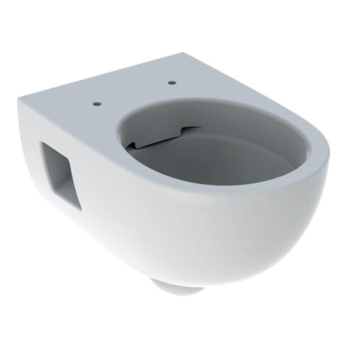 Geberit Wand-WC, Tiefspüler Renova 6/5 l, teilgeschl. Form, rimfree, weiß