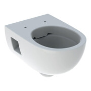Geberit Wand-WC, Tiefspüler Renova 6/5 l, teilgeschl. Form, rimfree, weiß