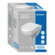 Geberit Wand-WC, Tiefspüler Renova 6 l, rimfree, mit WC-Sitz, weiß-1