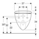 Geberit Wand-WC, Tiefspüler Renova 6 l, rimfree, mit WC-Sitz, weiß-5