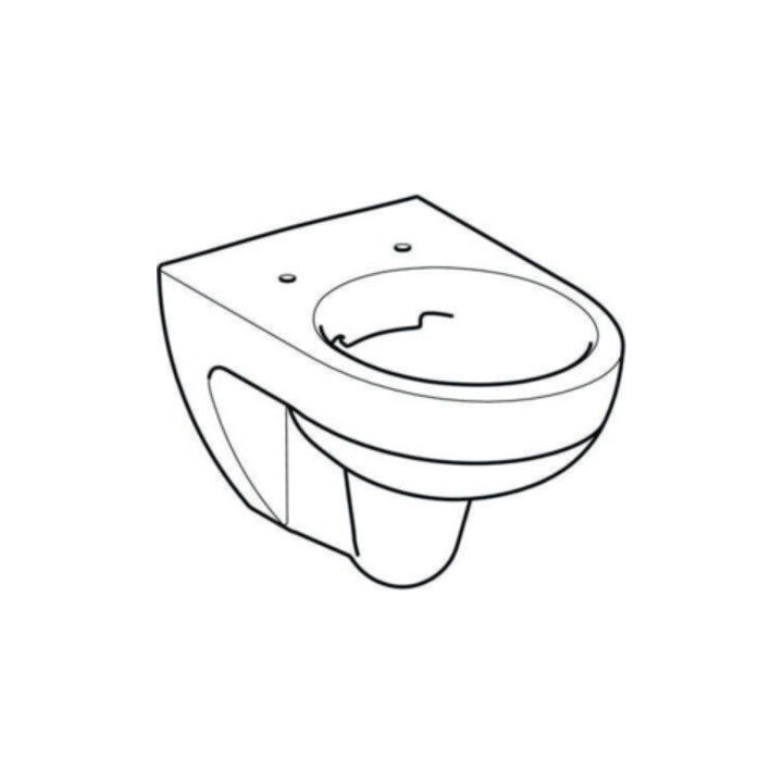 Geberit Wand-WC, Tiefspüler Renova 6 l, rimfree, weiß