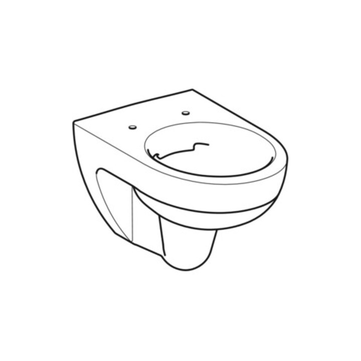 Geberit Wand-WC, Tiefspüler Renova 6 l, rimfree, weiß
