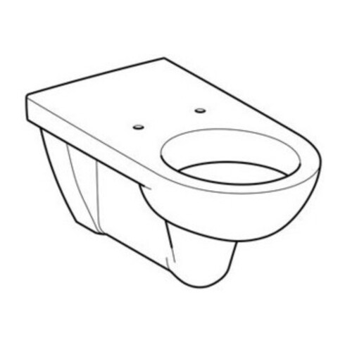 Geberit Wand-WC, Tiefspüler Renova Comfort weiß, 6 l, verlängerte Ausladung
