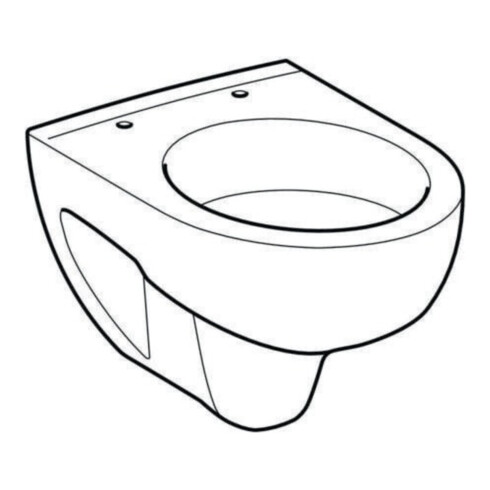 Geberit Wand-WC, Tiefspüler Renova Compact 6/5 l, verkürzte Ausladung, weiß
