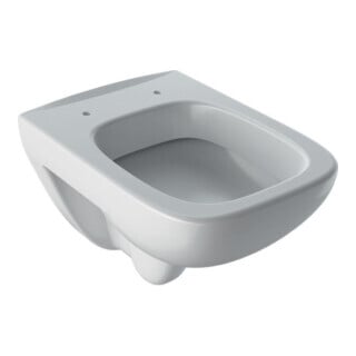 Geberit Wand-WC, Tiefspüler Renova Compact sq 6/5 l, verkürzte Ausladung, weiß