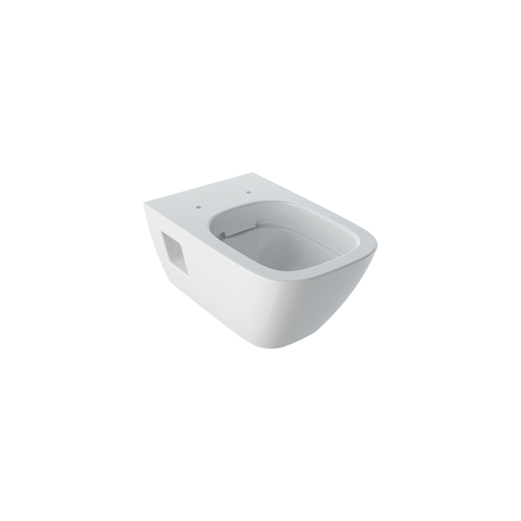 Geberit Wand-WC, Tiefspüler Renova Plan 6/5 l, teilg. F., rimfr., KeraTect/we