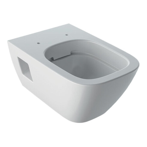 Geberit Wand-WC, Tiefspüler Renova Plan 6/5 l, teilgeschl. Form, rimfree, weiß