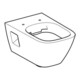Geberit Wand-WC, Tiefspüler Renova Plan 6/5 l, teilgeschl. Form, rimfree, weiß-4