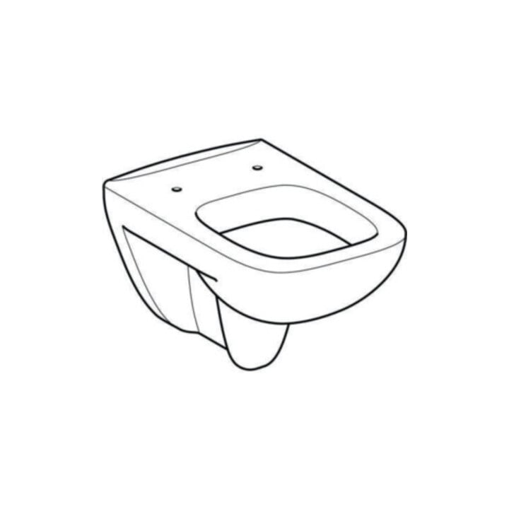 Geberit Wand-WC, Tiefspüler Renova Plan 6/5 l, weiß