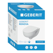 Geberit Wand-WC, Tiefspüler Renova Set mit WC-Sitz, TurboFlush, weiß-2