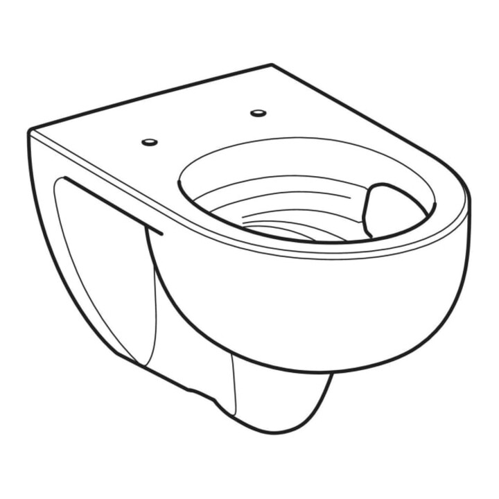 Geberit Wand-WC, Tiefspüler Renova TurboFlush, weiß KeraTect
