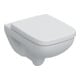 Geberit Wand-WC, Tiefspüler-Set Renova Plan 6/5 l, mit WC-Sitz, weiß-1