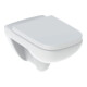 Geberit Wand-WC, Tiefspüler-Set Renova Plan 6/5 l, rimfree, mit WC-Sitz, weiß-1