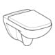 Geberit Wand-WC, Tiefspüler-Set Renova Plan 6/5 l, rimfree, mit WC-Sitz, weiß-2