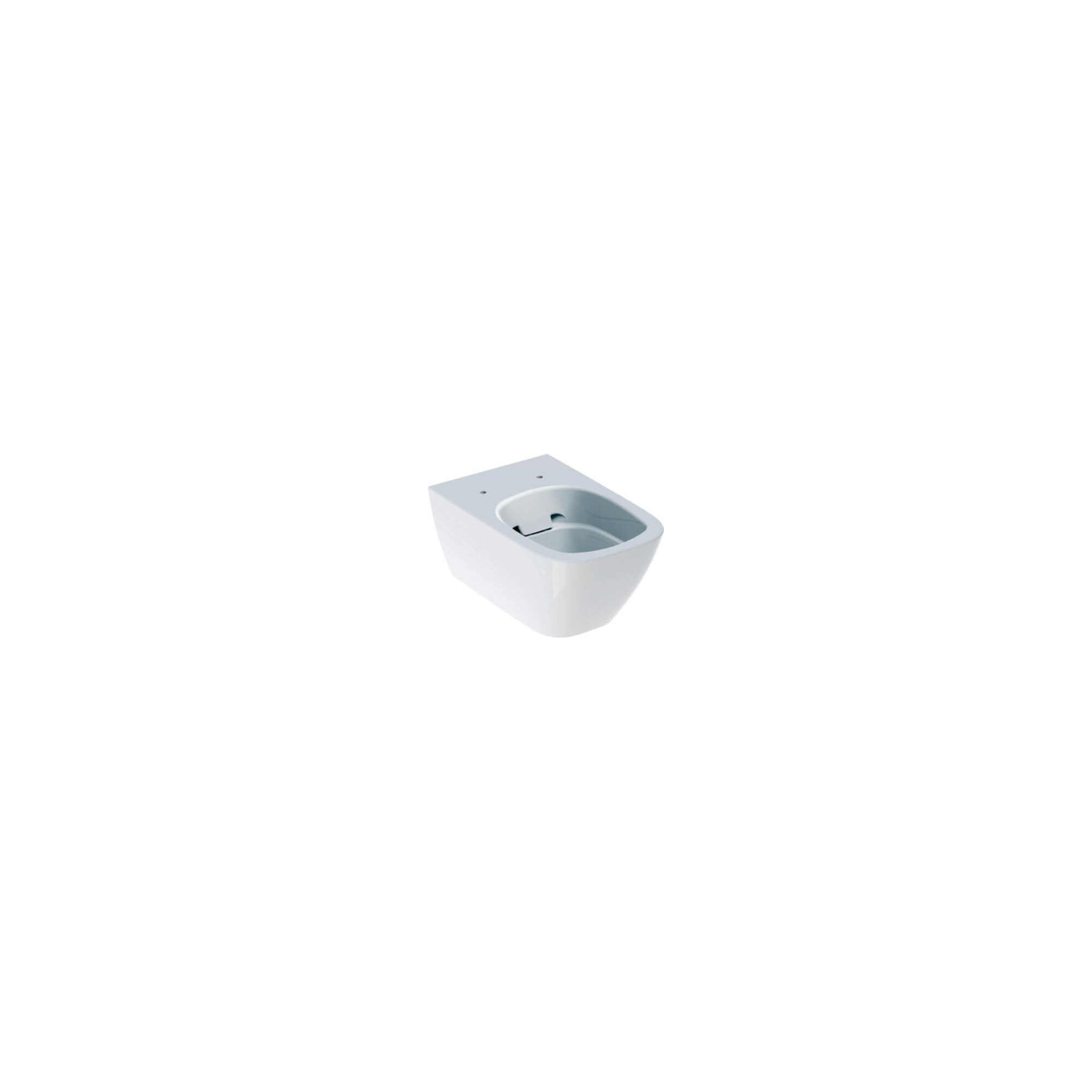 Geberit Wand-WC-Tiefspüler Smyle Square KeraTect/we, 4,5 l, geschl. F., rimfree