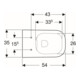 Geberit Wand-WC-Tiefspüler Smyle Square KeraTect/we, 4,5 l, geschl. F., rimfree-4