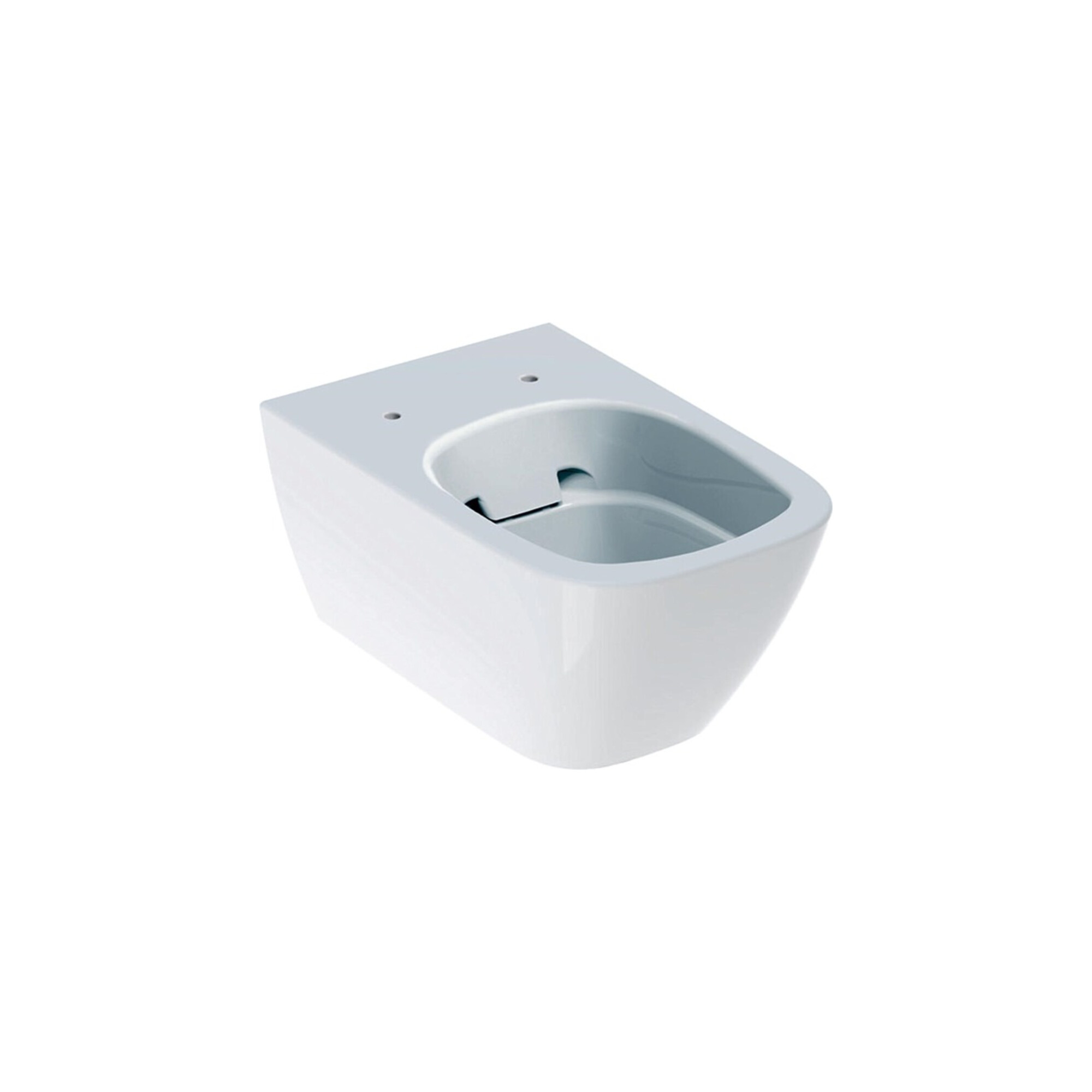 Geberit Wand-WC-Tiefspüler Smyle Square weiß, 4,5 l, geschlossene Form, rimfree