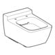 Geberit Wand-WC, Tiefspüler Xeno2 KeraTect/we, 4,5 l, geschl. F., rimfree
