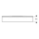 Geberit Wandablage 67,5x5,5x13cm, sa grau/pulverbesch. matt