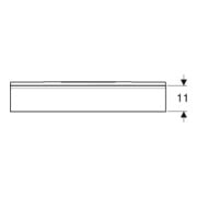 Geberit Wandablage 67,5x5,5x13cm, sa grau/pulverbesch. matt-4