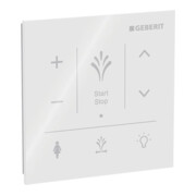 Geberit Wandbedienpanel AquaClean Sela z. AP-Mont., Oberfläche Glas/Farbe weiß