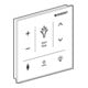 Geberit Wandbedienpanel AquaClean Sela z. AP-Mont., Oberfläche Glas/Farbe weiß-2