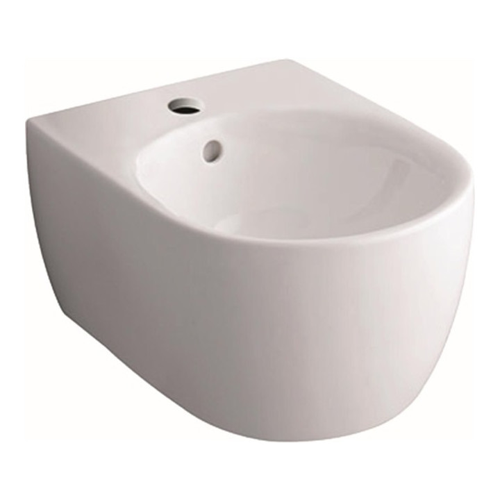 Geberit Wandbidet iCon mit Überlauf, geschlossene Form weiß