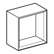 Geberit Wandbox 22,5x23,3x13,2cm, qu., E nat./Mel. S-2