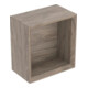 Geberit Wandbox 22,5x23,3x13,2cm, qu., nuss/Mel. Struk.-1