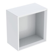 Geberit Wandbox 22,5x23,3x13,2cm, qu., w/lack. hochgl.