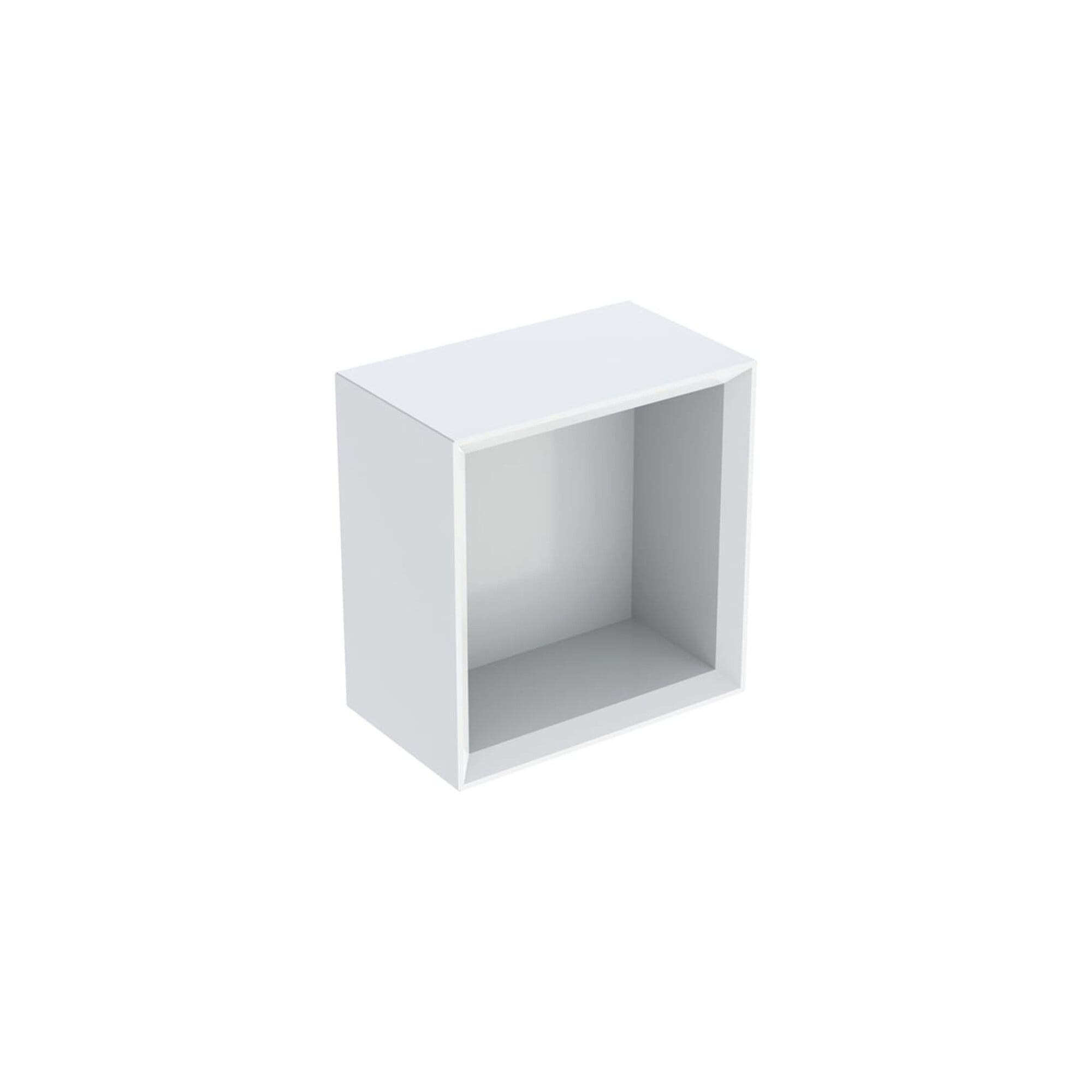 Geberit Wandbox 22,5x23,3x13,2cm, qu., w/lack. hochgl.