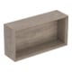 Geberit Wandbox 45x23,3x13,2cm, recht., nuss/Mel. Struk.-1