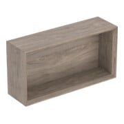 Geberit Wandbox 45x23,3x13,2cm, recht., nuss/Mel. Struk.