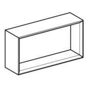 Geberit Wandbox 45x23,3x13,2cm, recht., nuss/Mel. Struk.-2
