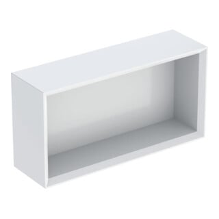 Geberit Wandbox 45x23,3x13,2cm, recht., w/lack. hochgl.