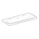 Geberit Waschtisch Acanto 120x48,2cm, m ÜL, Hahnl. re + li, weiß-2