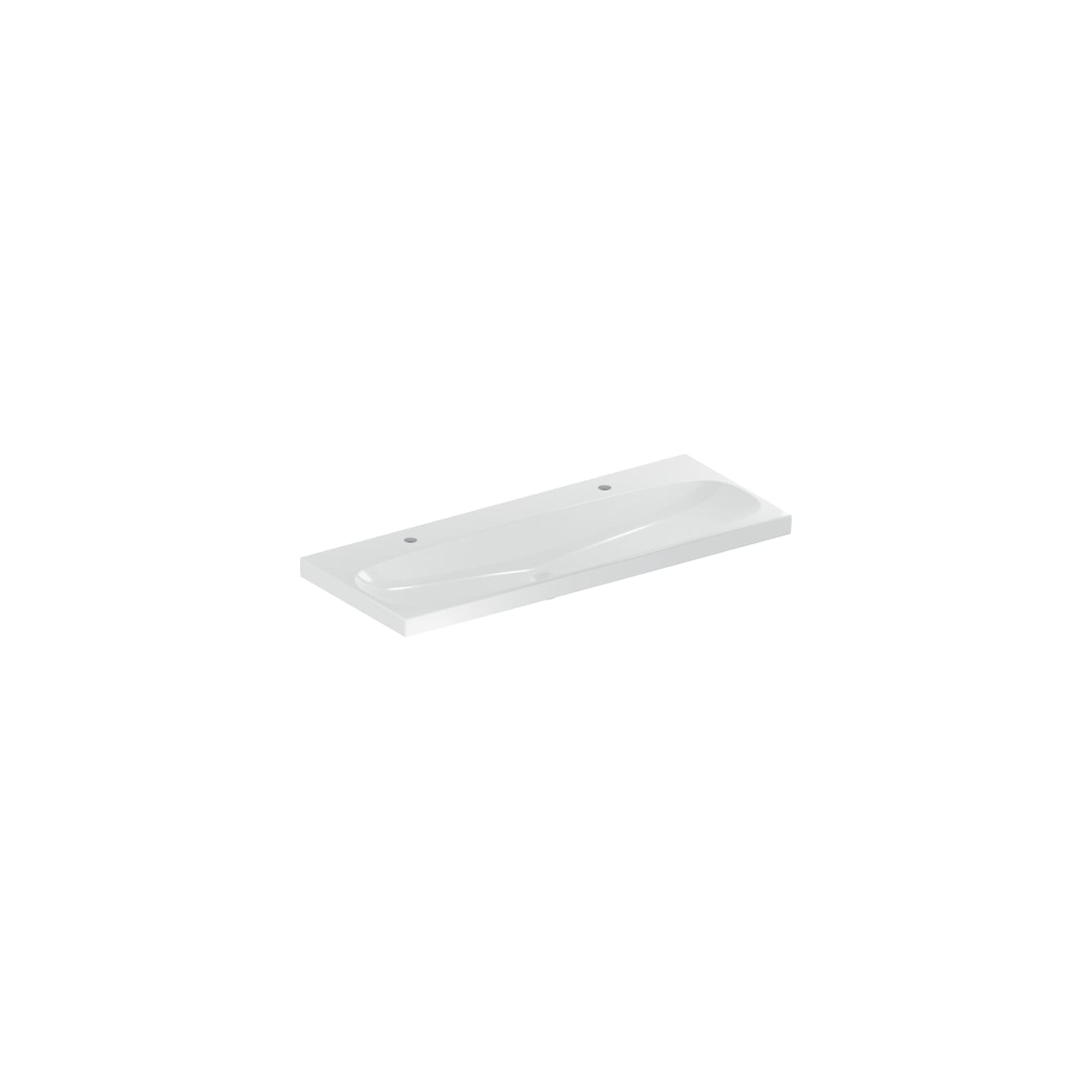 Geberit Waschtisch Acanto 120x48,2cm, o Ü, m HL R + li, we. K-Tect