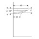 Geberit Waschtisch Acanto 120x48,2cm, o Ü, m HL R + li, we. K-Tect
