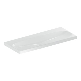 Geberit Waschtisch Acanto 120x48,2cm, o. ÜL/HL, weiß KeraTect