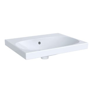 Geberit Waschtisch Acanto 60 x 48,2cm weiß ohne Hahnl. mit Überlauf