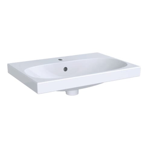 Geberit Waschtisch Acanto 60x42,2cm, m HL, m Ü, vrk A, we. K-Tect